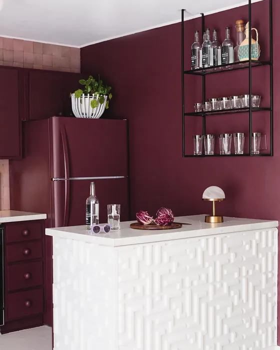 Sw rookwood dark red wall paint