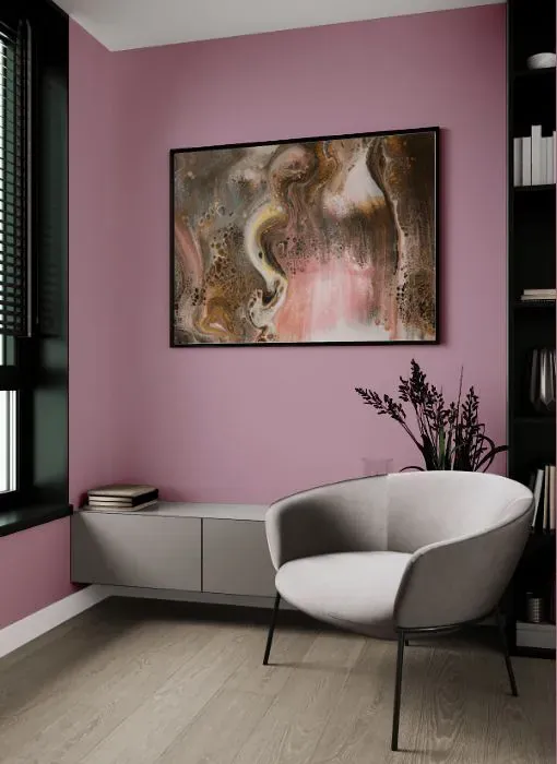 Sherwin Williams Rosé living room