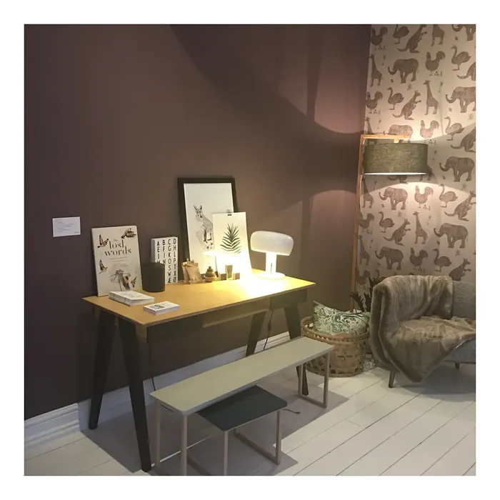 Dulux Rose Bark wall paint color