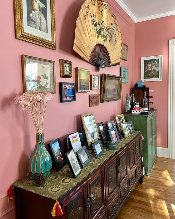 Sherwin Williams Rosedust living room color