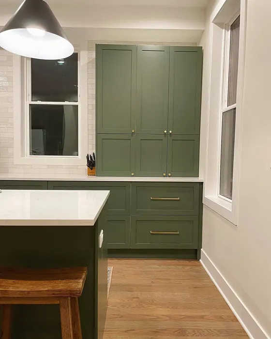 SW 6187 kitchen cabinets photo