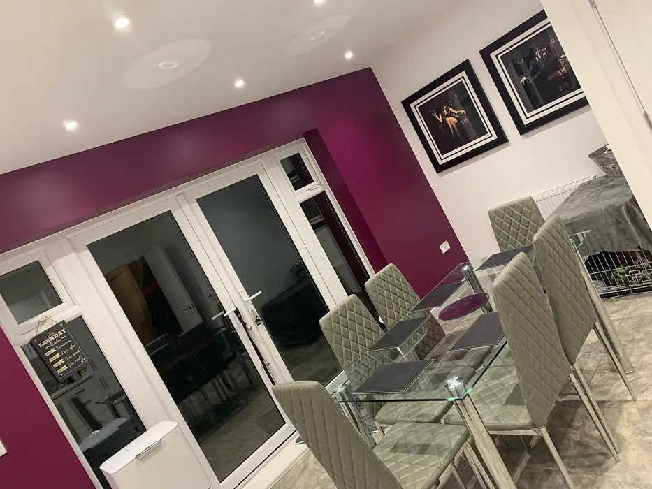 Dulux Royal Berry dining room color