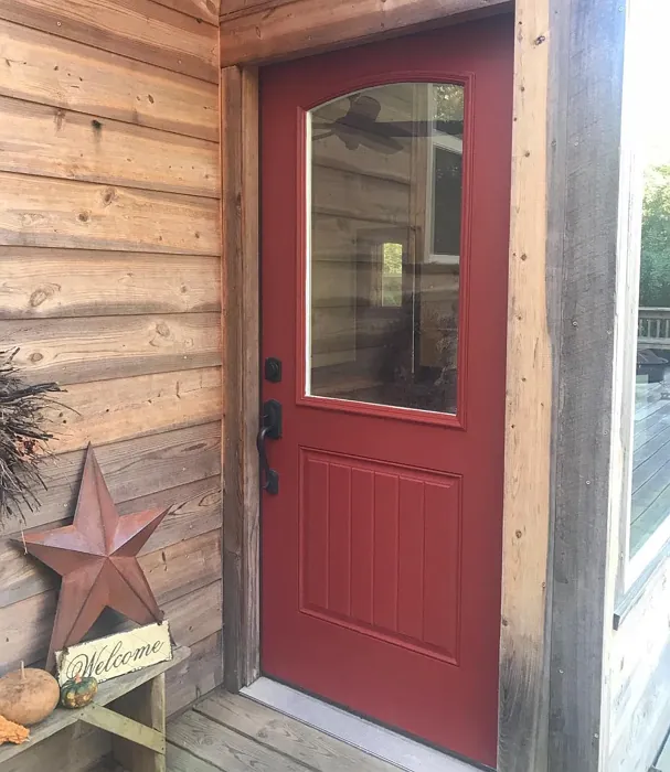 Sherwin Williams Roycroft Copper Red front door color
