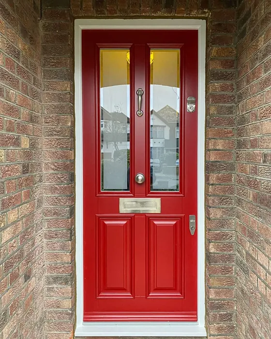 RAL Classic  Ruby red front door 