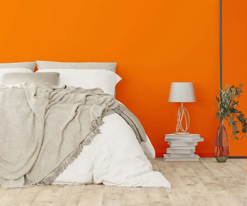 NCS S 0585-Y50R cozy bedroom wall color