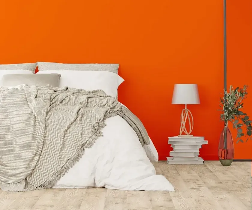 NCS S 0585-Y60R cozy bedroom wall color