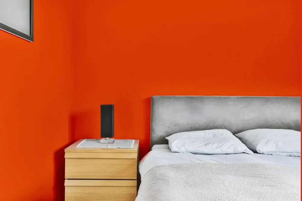 NCS S 0585-Y70R minimalist bedroom