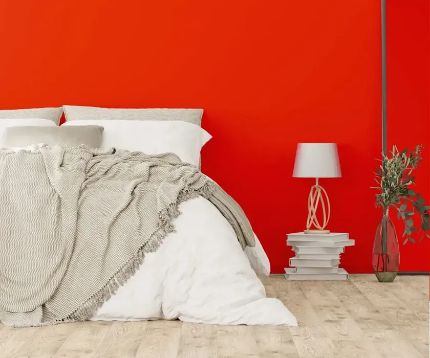 NCS S 0585-Y80R cozy bedroom wall color
