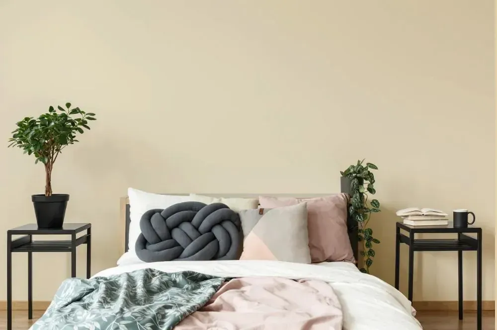 NCS S 0907-Y10R scandinavian bedroom