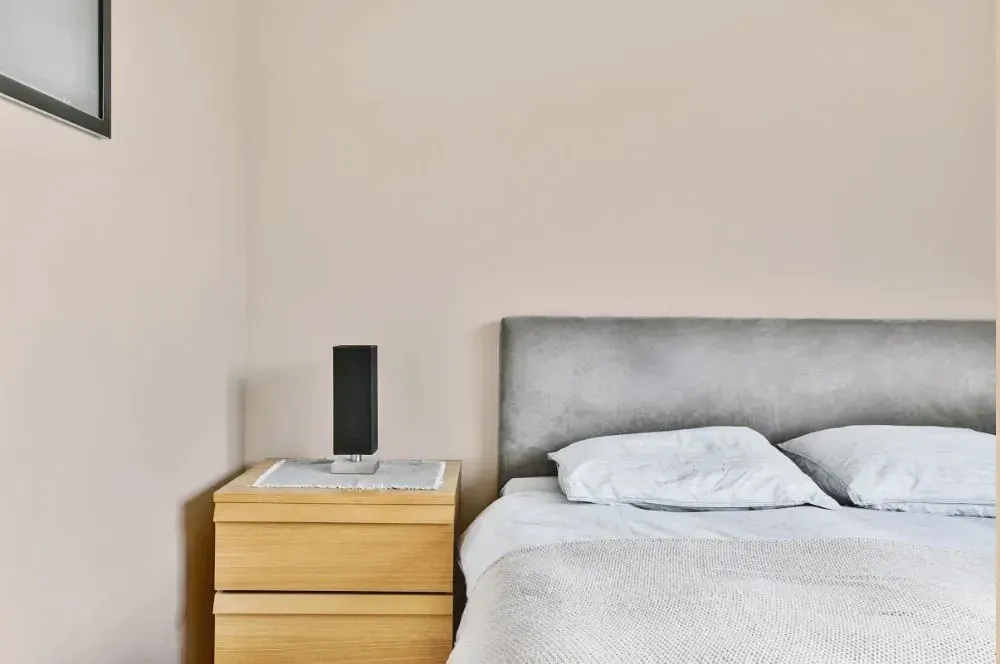 NCS S 1005-Y50R minimalist bedroom