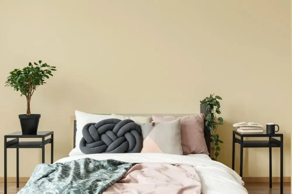 NCS S 1010-Y20R scandinavian bedroom