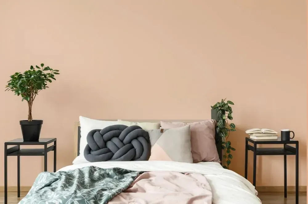 NCS S 1015-Y60R scandinavian bedroom