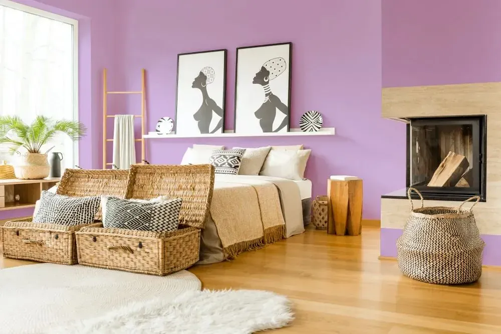 NCS S 1040-R50B boho bedroom interior