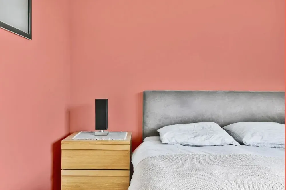 NCS S 1040-Y80R minimalist bedroom