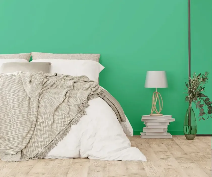 NCS S 1050-G cozy bedroom wall color