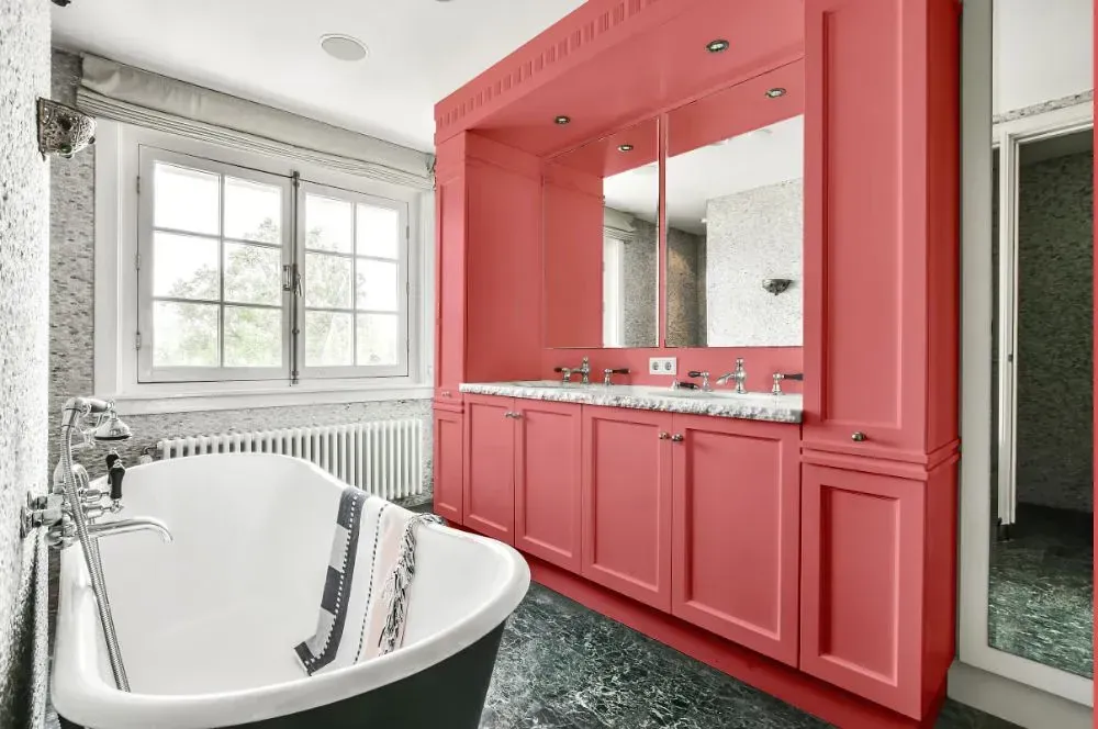 NCS S 1050-R victorian bathroom paint