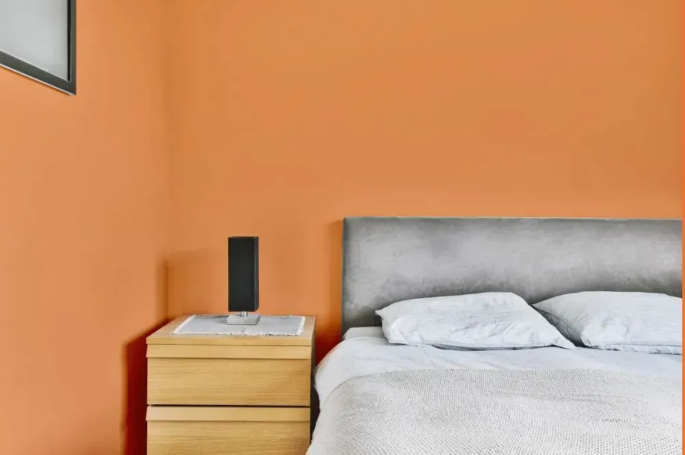 NCS S 1050-Y50R minimalist bedroom