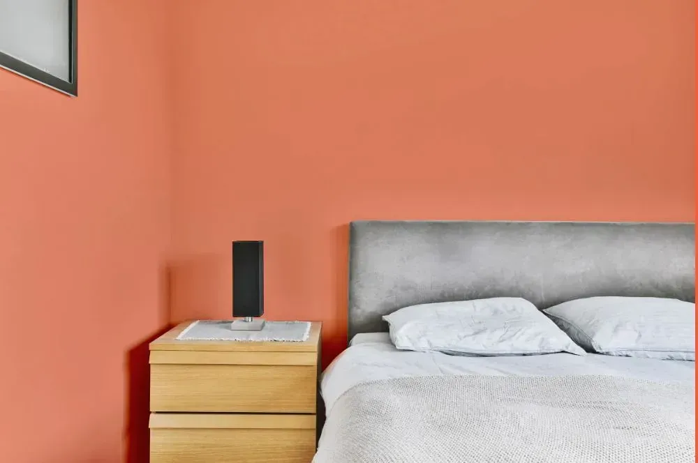 NCS S 1050-Y70R minimalist bedroom