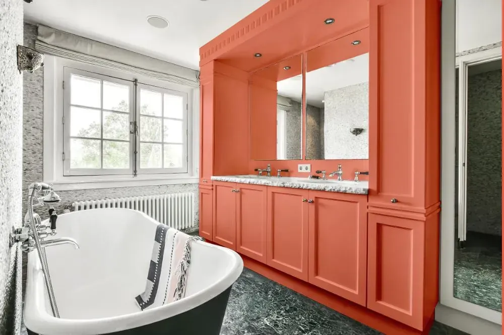 NCS S 1050-Y80R victorian bathroom paint