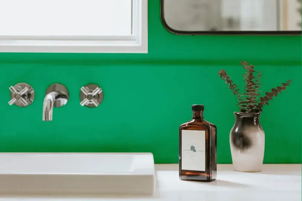 NCS S 1060-G bathroom wall paint