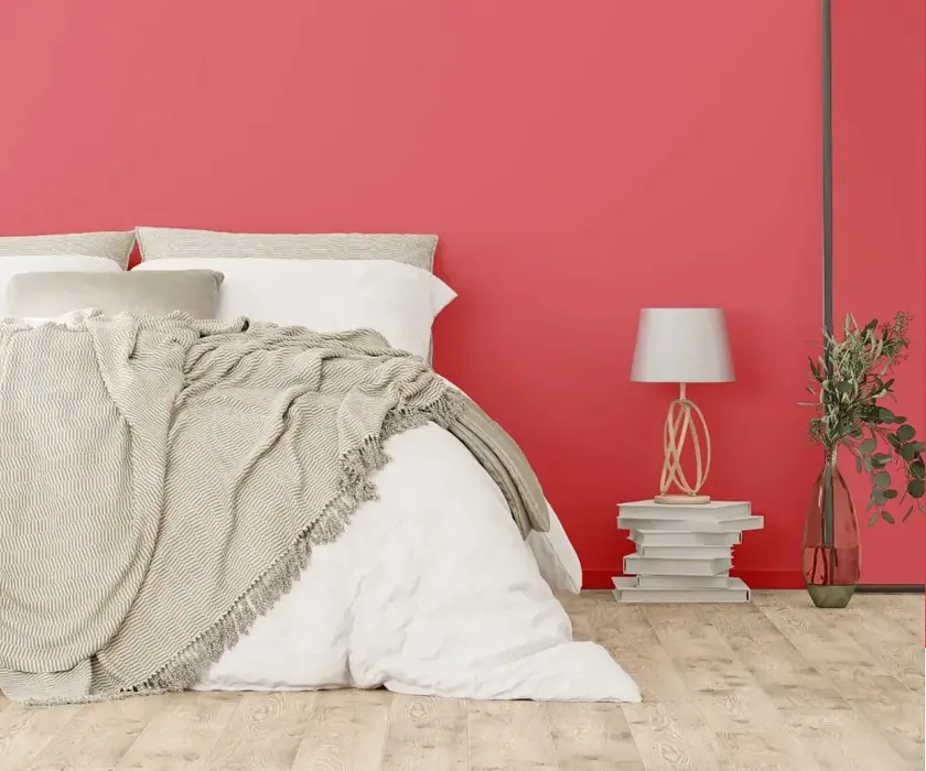 NCS S 1060-R cozy bedroom wall color
