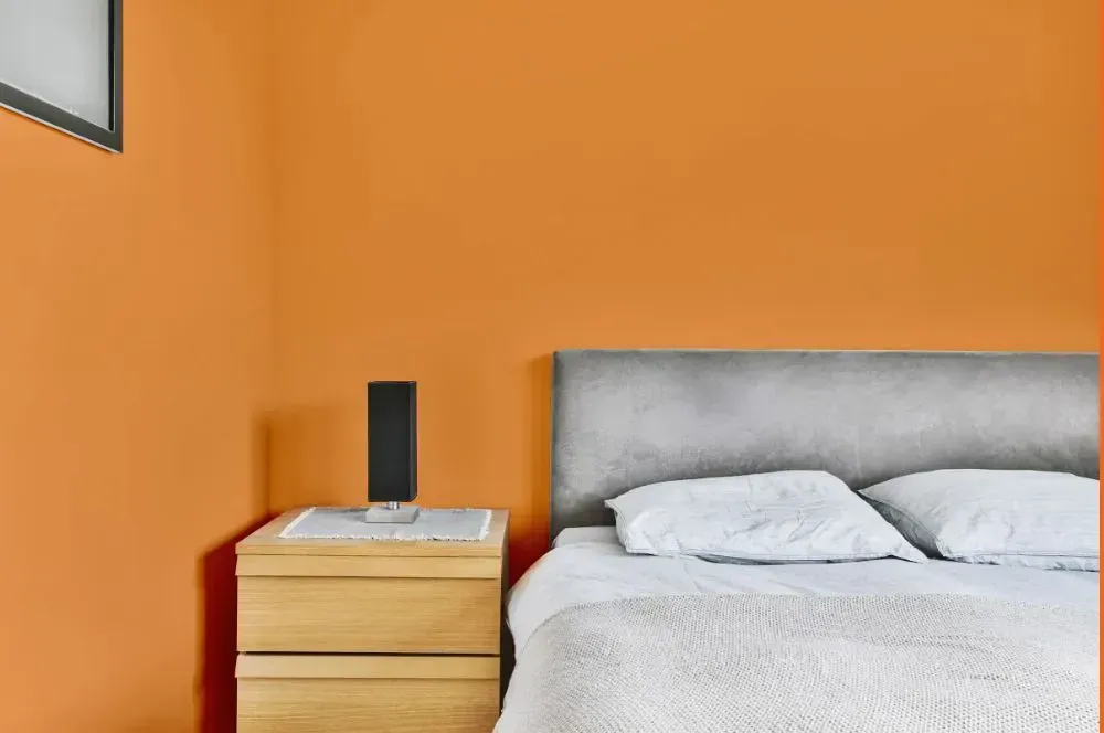 NCS S 1060-Y40R minimalist bedroom