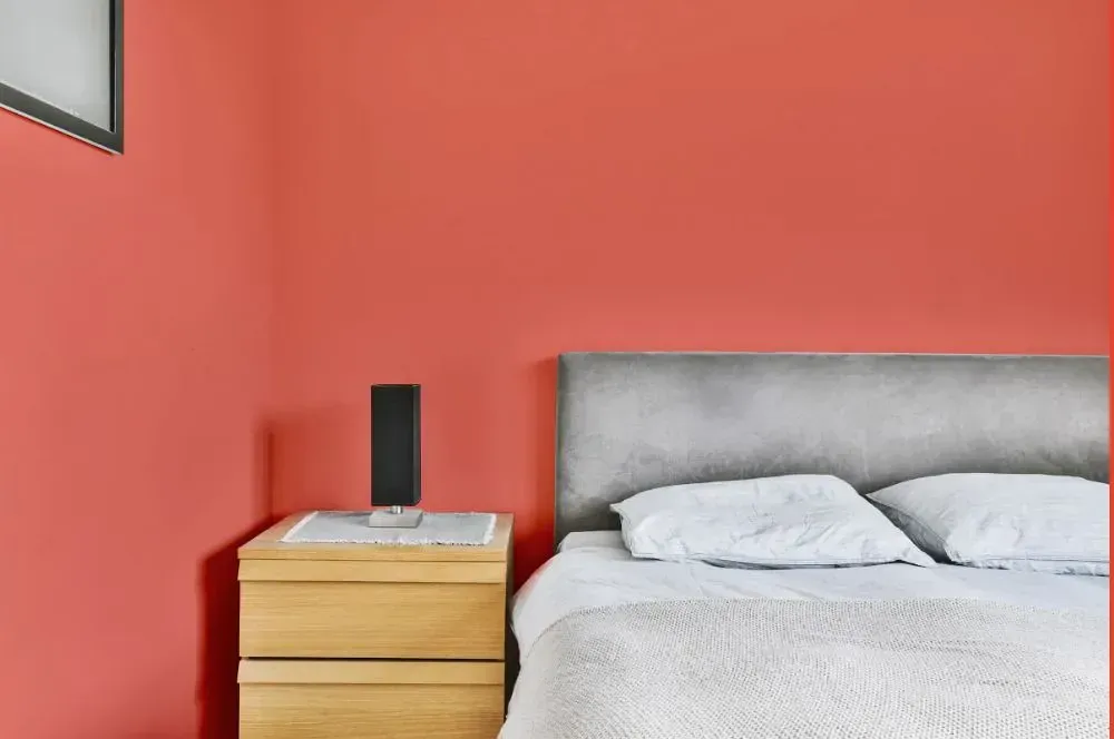 NCS S 1060-Y80R minimalist bedroom
