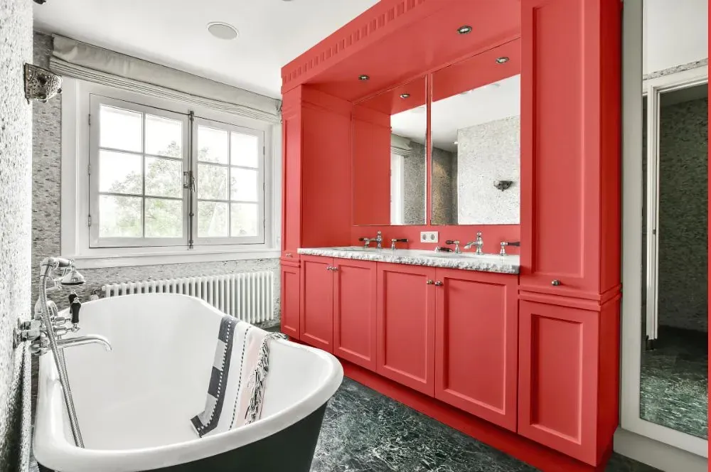 NCS S 1060-Y90R victorian bathroom paint