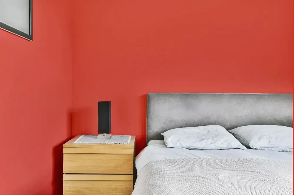 NCS S 1070-Y80R minimalist bedroom