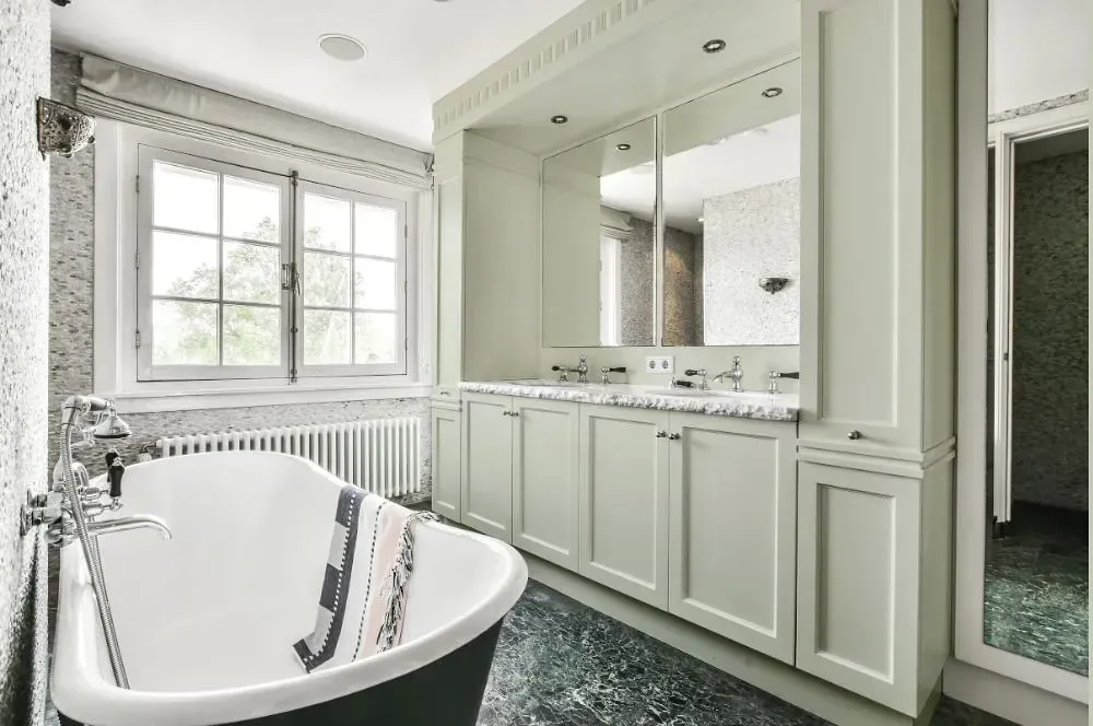 NCS S 1505-G50Y victorian bathroom paint