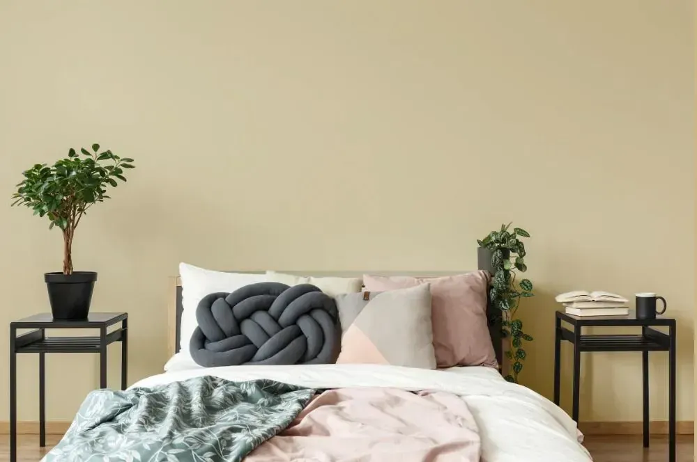 NCS S 1510-Y scandinavian bedroom