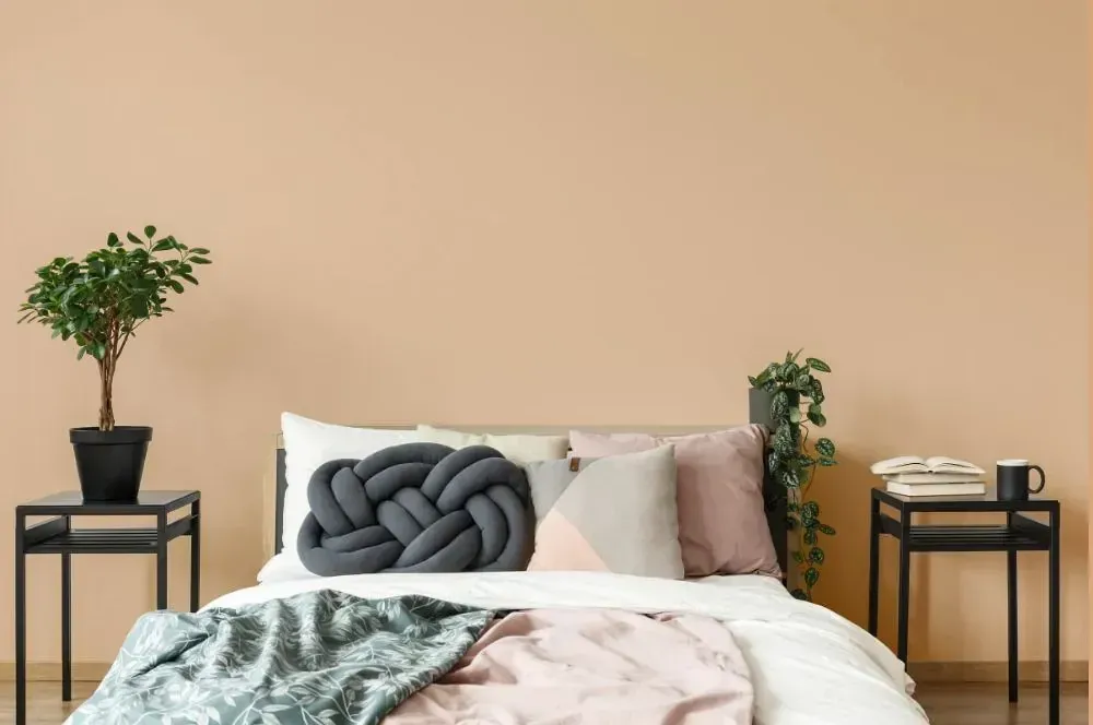 NCS S 1515-Y40R scandinavian bedroom