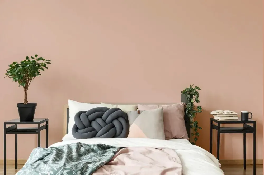 NCS S 1515-Y70R scandinavian bedroom