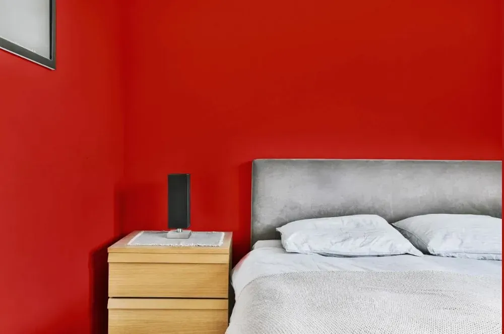 NCS S 1580-Y80R minimalist bedroom