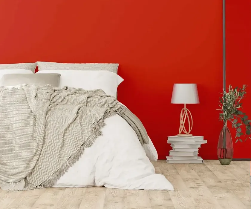 NCS S 1580-Y80R cozy bedroom wall color