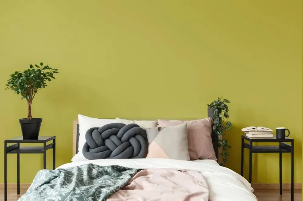 NCS S 2040-G80Y scandinavian bedroom