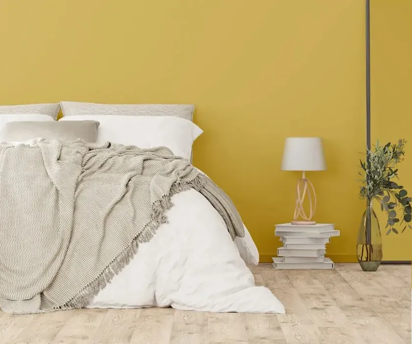NCS S 2040-Y cozy bedroom wall color