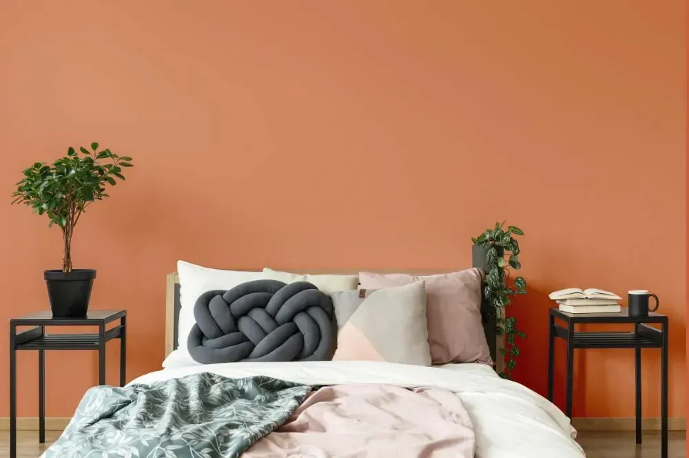 NCS S 2040-Y60R scandinavian bedroom