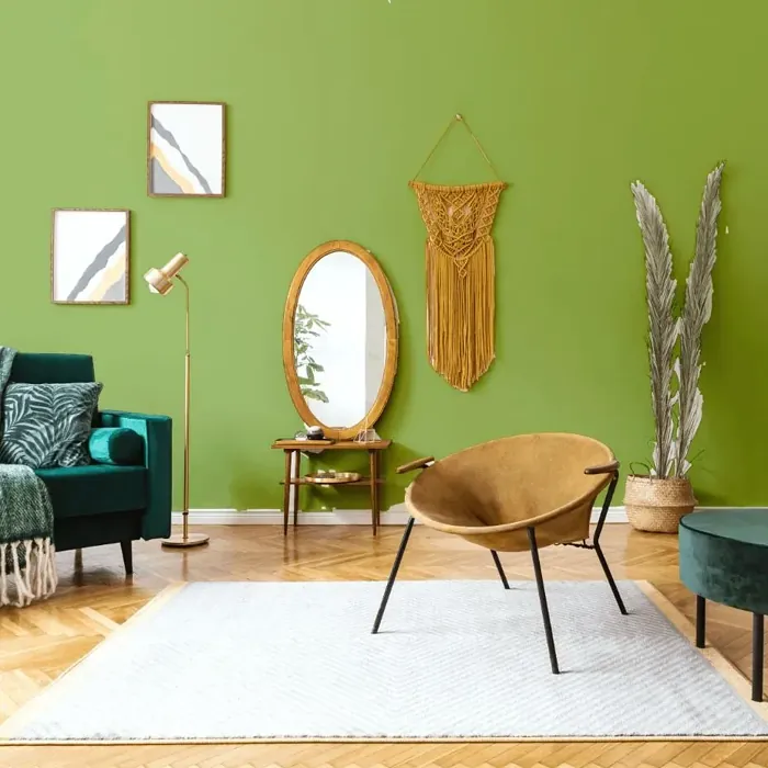 NCS S 2050-G40Y scandinavian living room interior