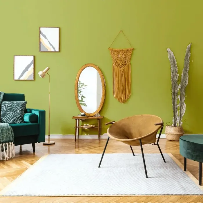NCS S 2050-G60Y scandinavian living room interior