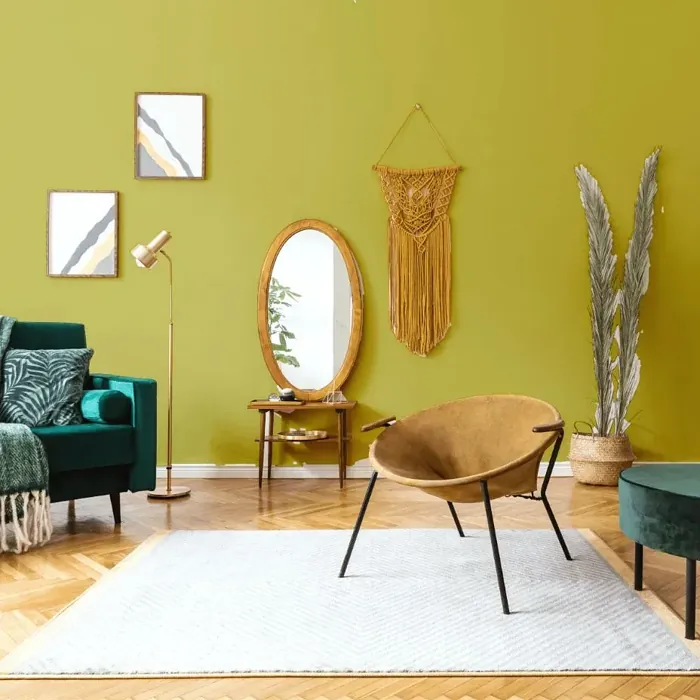 NCS S 2050-G80Y scandinavian living room interior