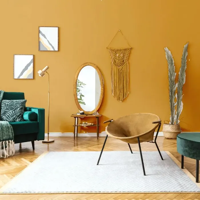 NCS S 2050-Y20R scandinavian living room interior