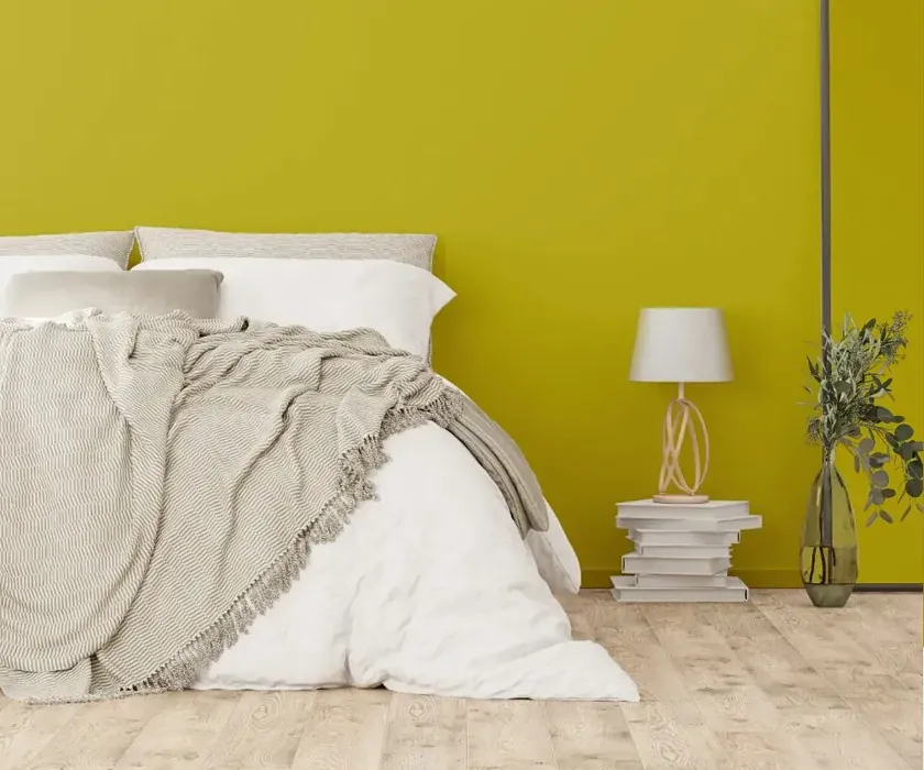 NCS S 2060-G80Y cozy bedroom wall color
