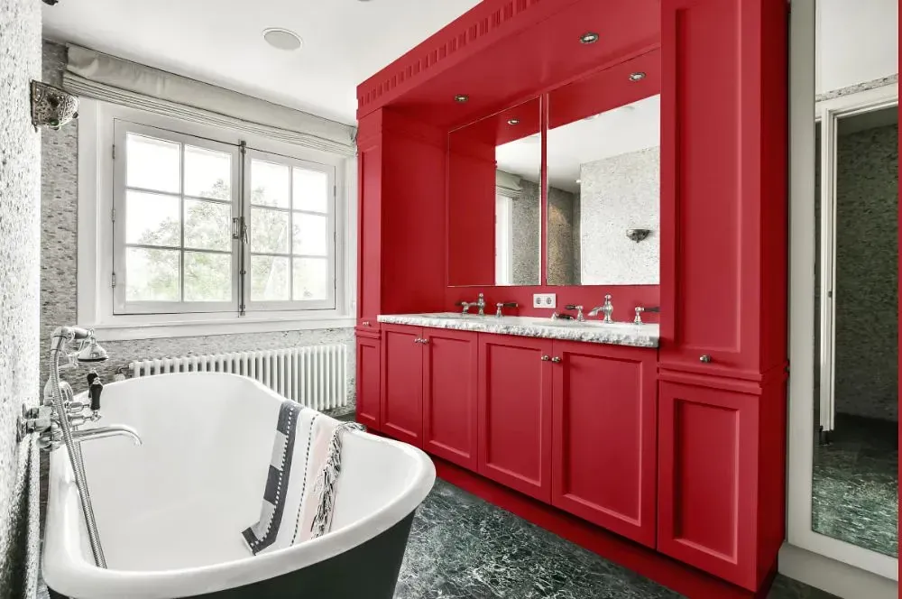 NCS S 2060-R victorian bathroom paint