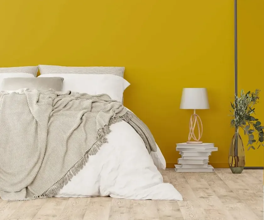 NCS S 2060-Y cozy bedroom wall color