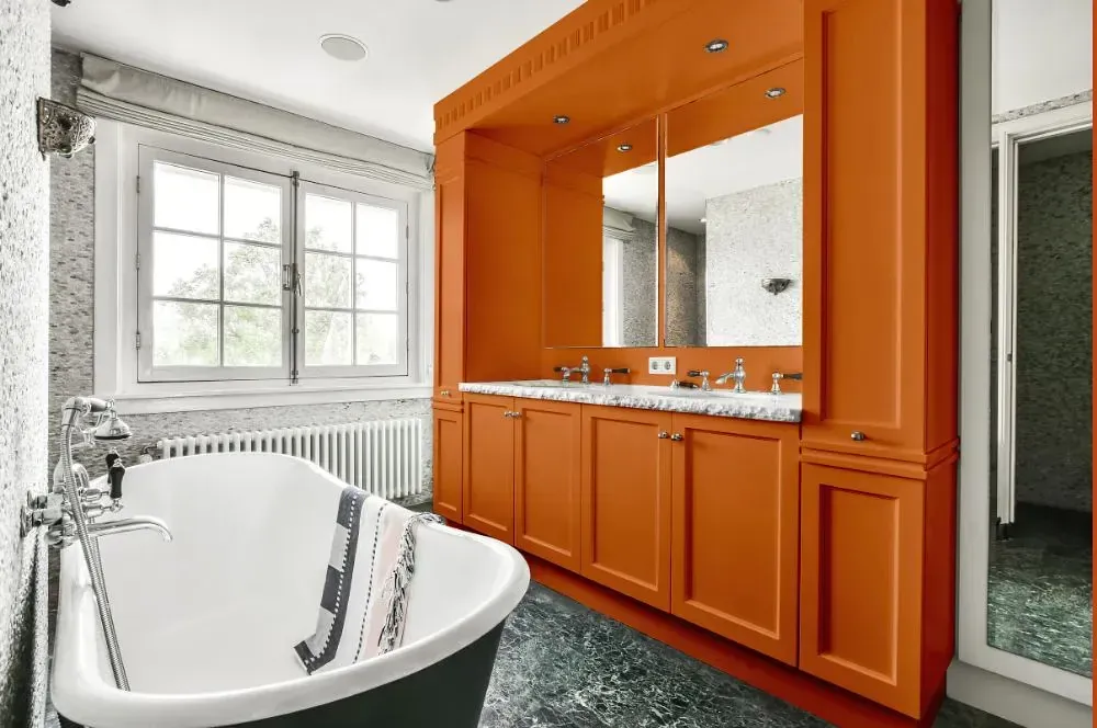 NCS S 2060-Y50R victorian bathroom paint