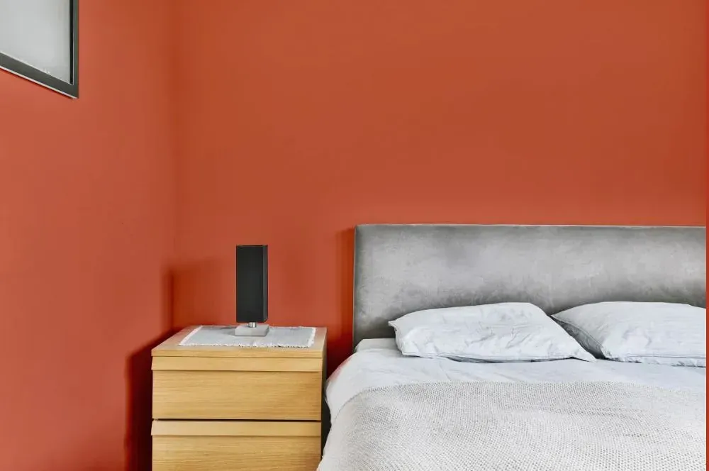 NCS S 2060-Y70R minimalist bedroom