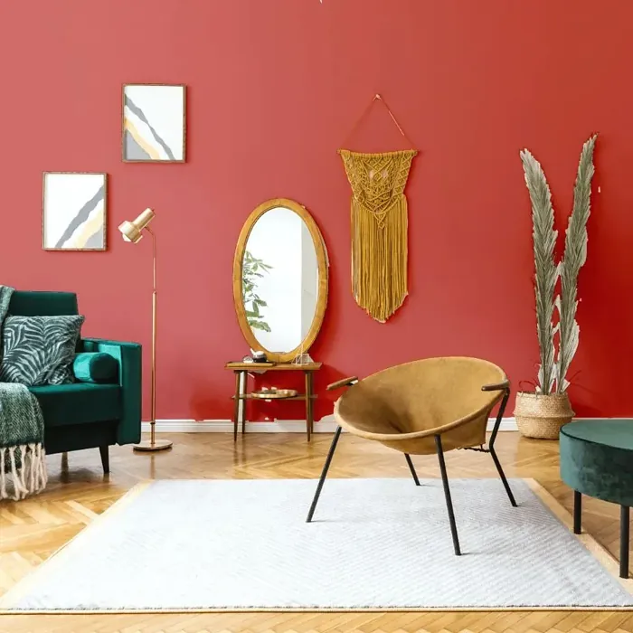 NCS S 2060-Y90R scandinavian living room interior