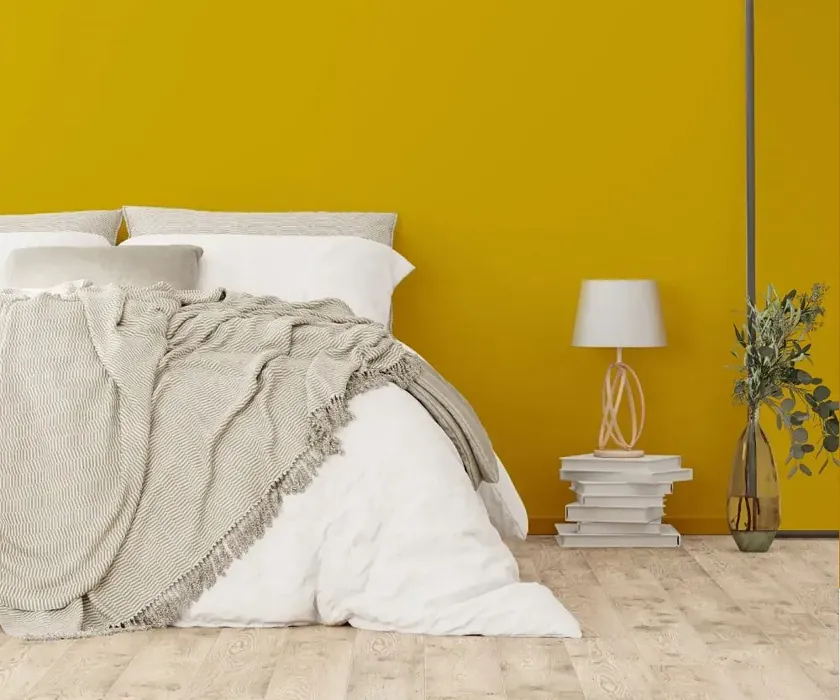NCS S 2070-Y cozy bedroom wall color