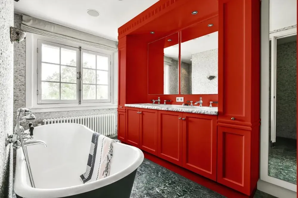 NCS S 2070-Y80R victorian bathroom paint